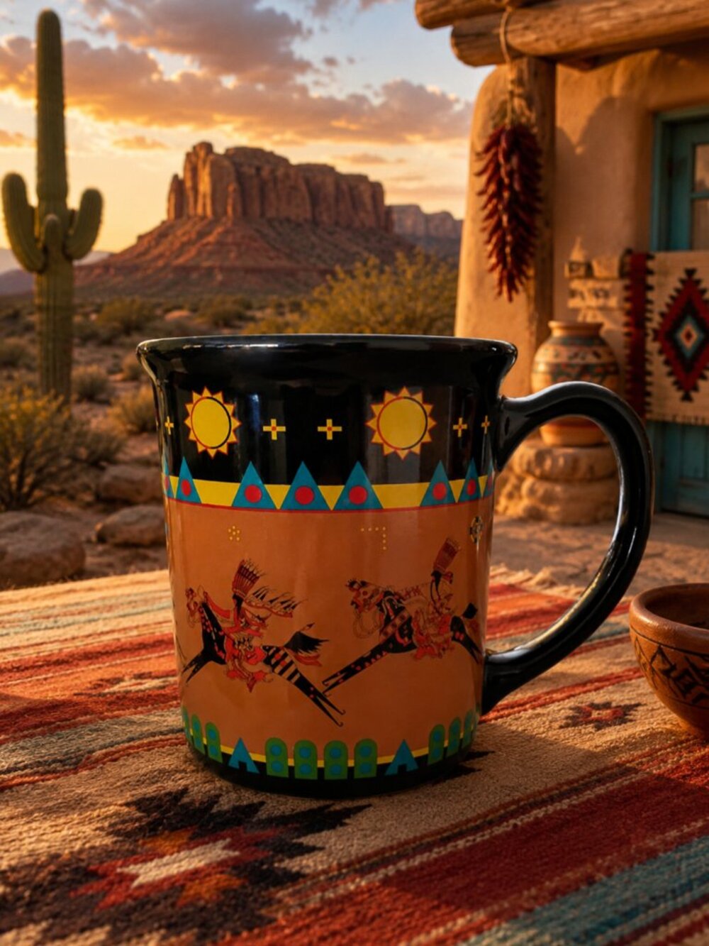 Pendleton 18oz Cup Mug - Celebrate Horse Legendary Blanket Collect. LNC Fr Ship